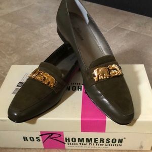 Ross Hommerson shoes,8N,Olive Green,only worn 1x